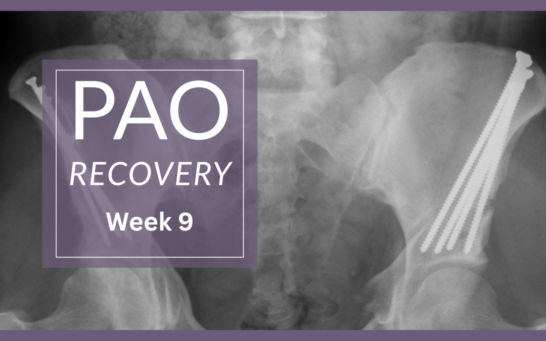 Week 9 Post PAO SurgeryRecovery, Mom Life & Progress